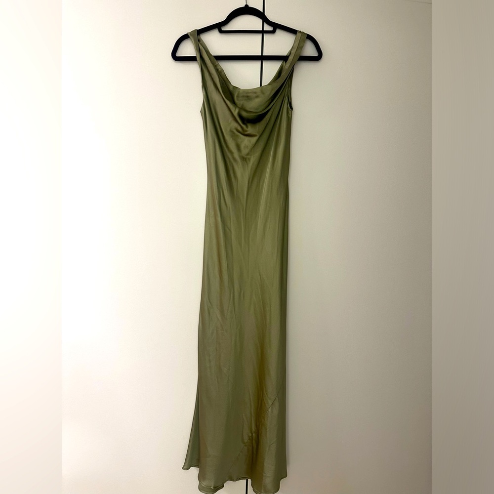 NWT Bryn silk charmeuse midi dress size 0